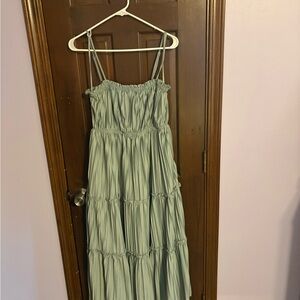 Wishlist Sage Green Maxi Dress